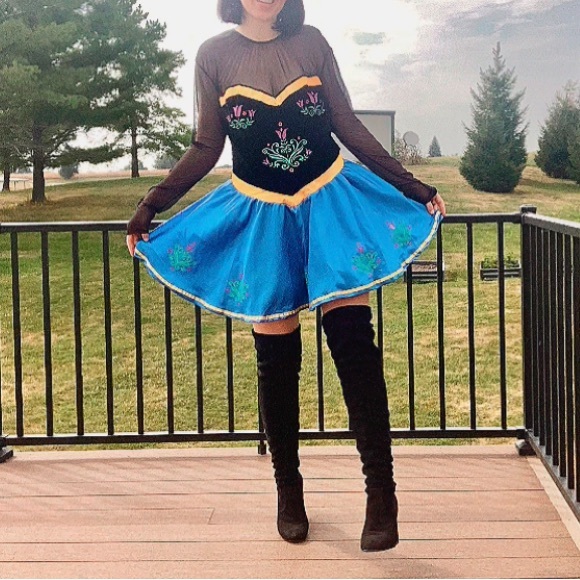 Dolls Kill Nordic Princess Costume Trickx N' Treatz Anna Frozen Cosplay - Picture 1 of 14